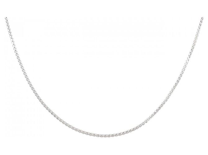 Autre Marque Collar de oro blanco Au750