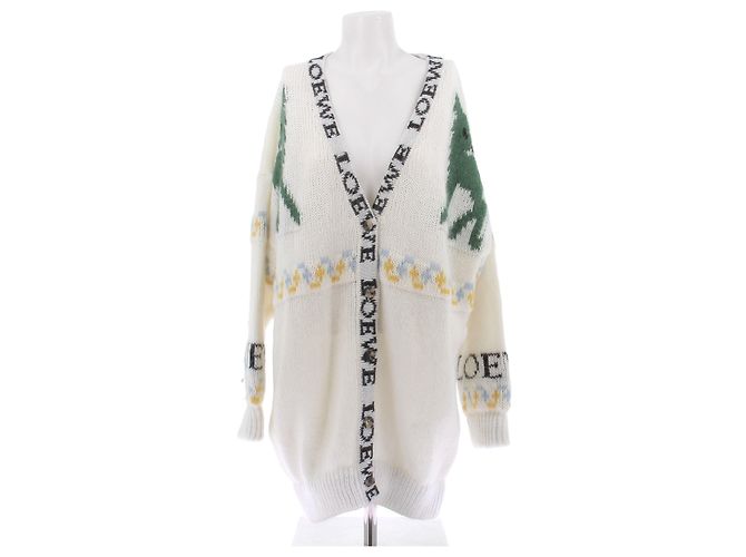 Loewe Cardigã oversize creme