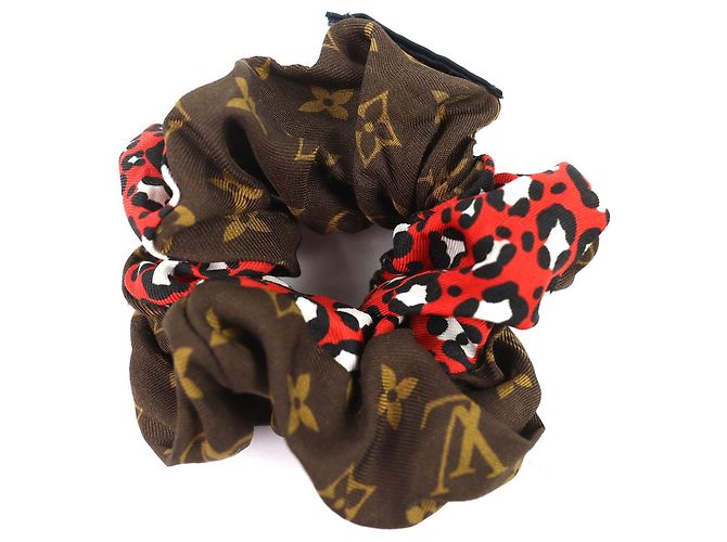 Louis Vuitton Chou Chou Be Mindful Monogram Silk Hair Scrunchie