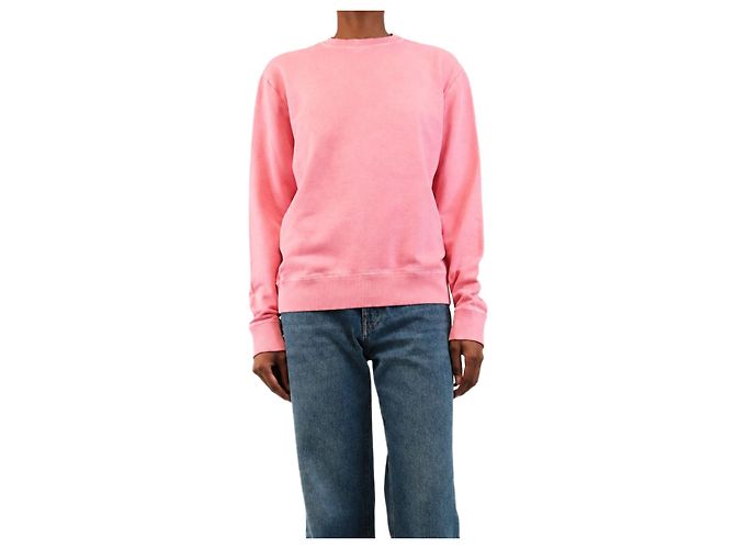 Autre Marque Sudadera con logo rosa - size S