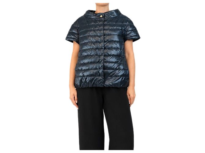 Herno Navy padded jacket - size UK 16