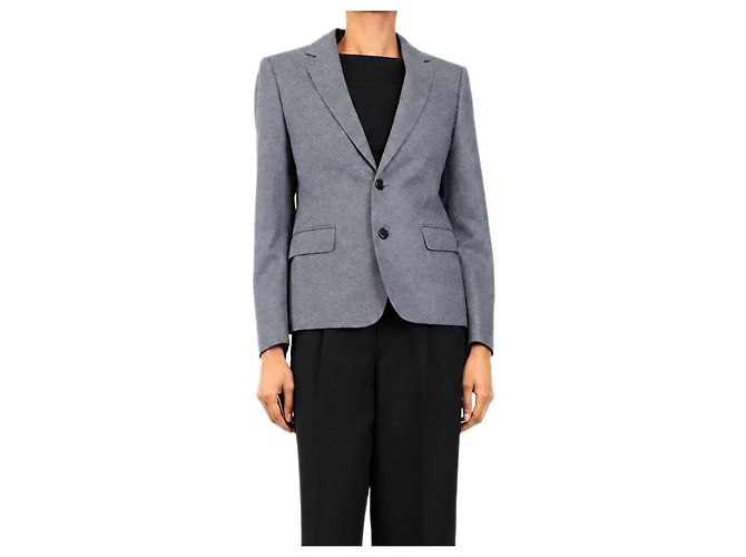Céline Grey wool blazer - size UK 8