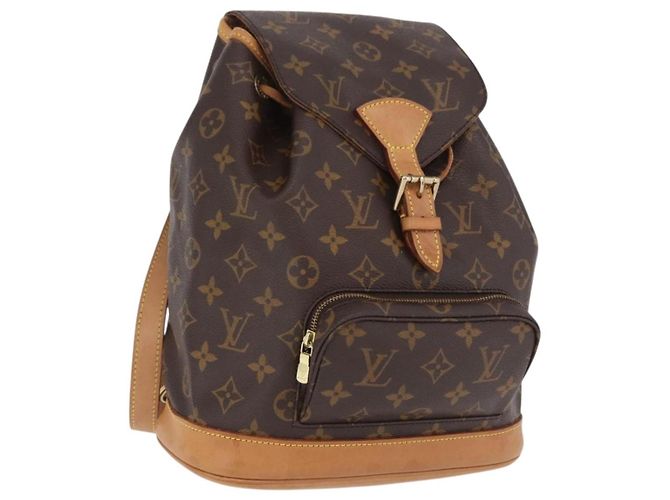 LOUIS VUITTON Monogram Montsouris MM Backpack M51136 LV