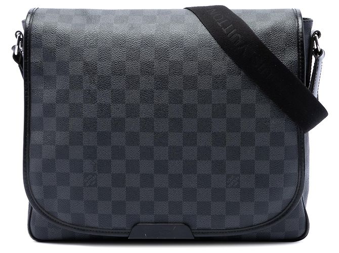 Louis Vuitton Black Damier Graphite Daniel MM