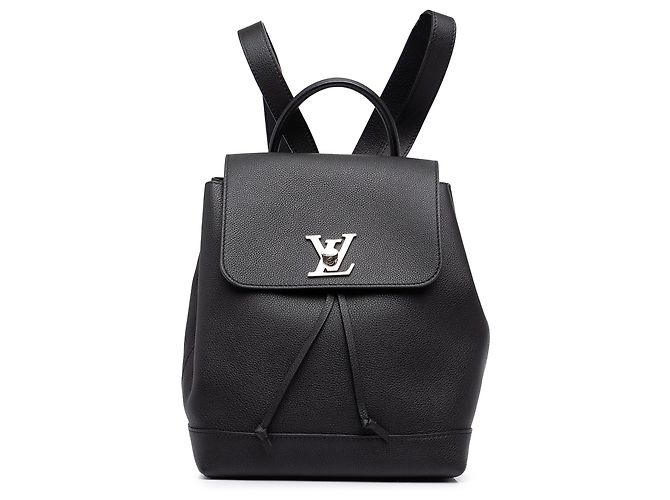 Louis Vuitton Black Taurillon Lockme Backpack