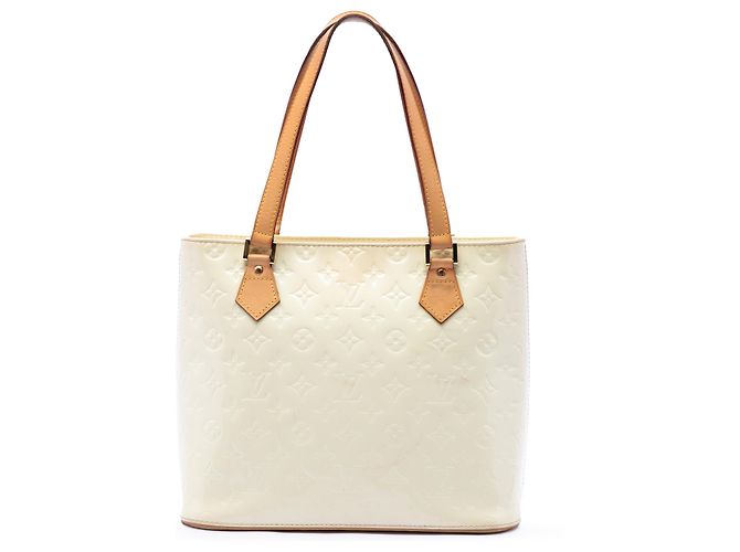 Louis Vuitton White Monogram Vernis Houston