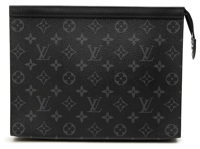 Louis Vuitton Black Monogram Eclipse Pochette Voyage MM