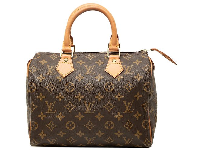 Louis Vuitton Brown Monogram Speedy 25