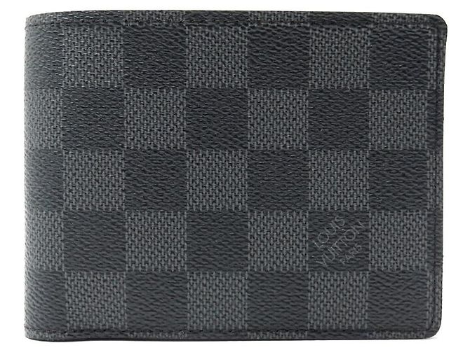 NEU LOUIS VUITTON MULTIPLE N62663 DAMIER GRAPHITE WALLET