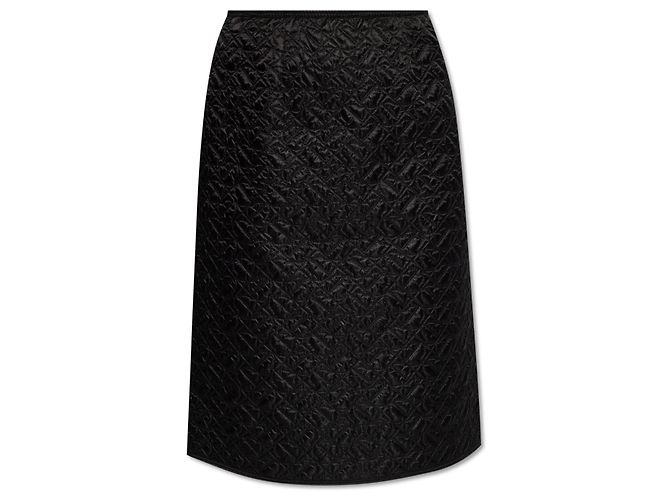 Falda midi acolchada Moncler negra