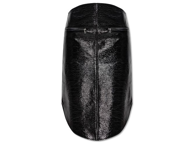 Falda midi Courreges Logo negra