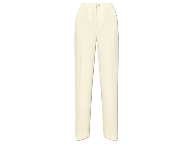 Moncler Bügelhose creme