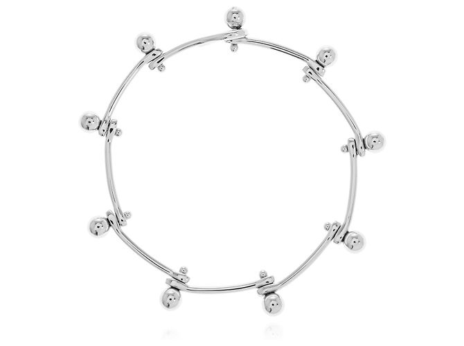 Bracciale rigido in ottone Jil Sander
