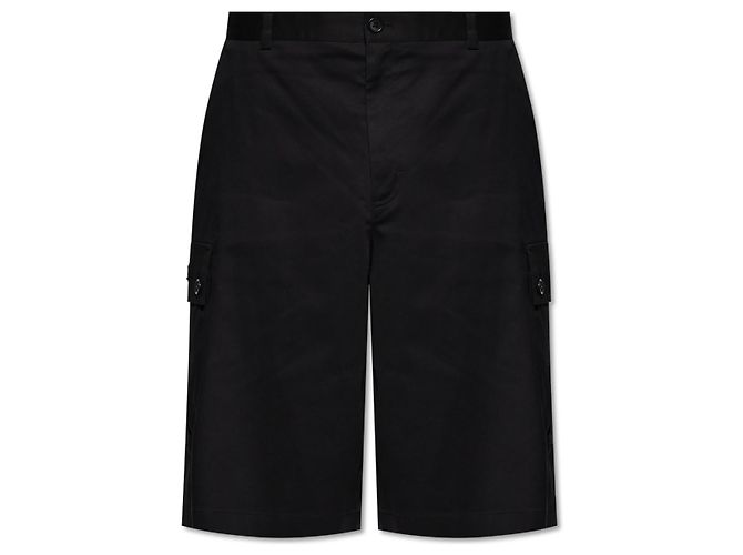Pantaloncini cargo in cotone nero Dolce & Gabbana