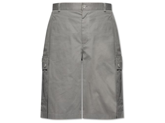 Bermudas cargo de algodón gris Dolce & Gabbana