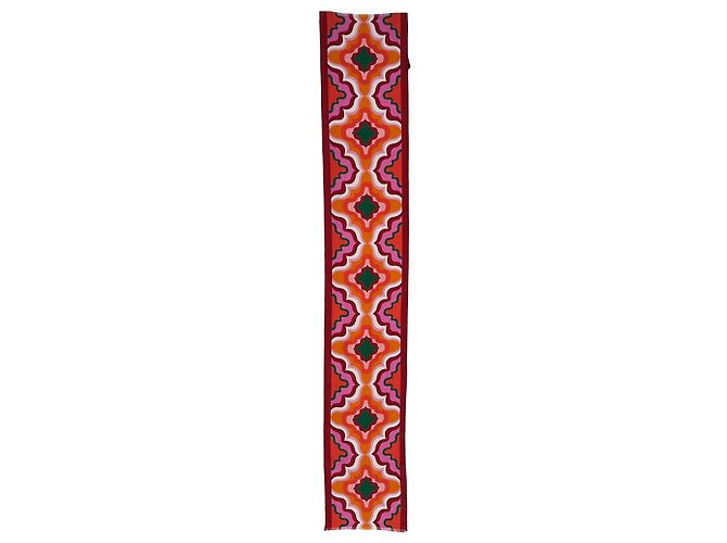 Sciarpa lunga stampata Etro in seta multicolore