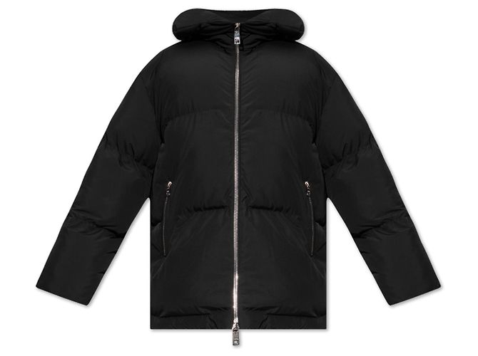 Dolce & Gabbana Black Quilted Oversized Jacket