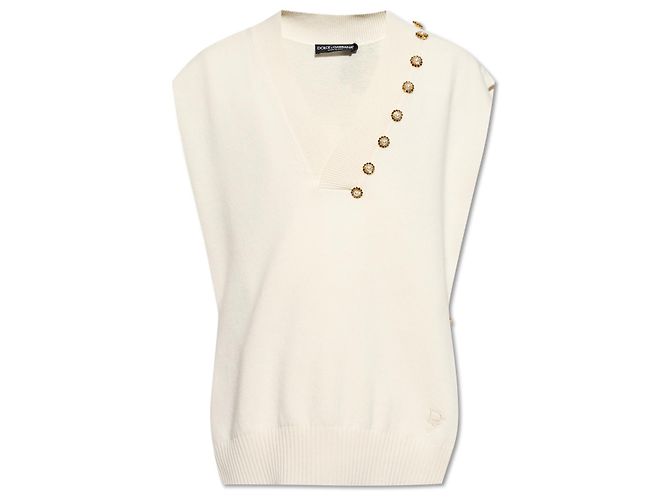 Dolce & Gabbana Pullover mit schimmernden Applikationen
