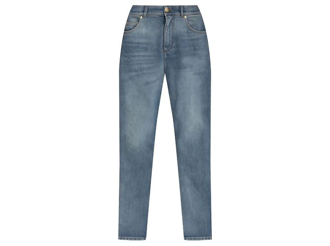 Jeans Balmain a gamba affusolata azzurri