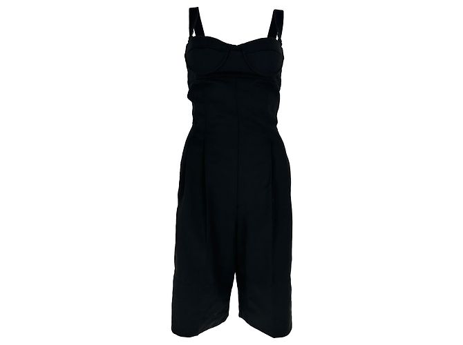 Max Mara Romper in Black Polyester