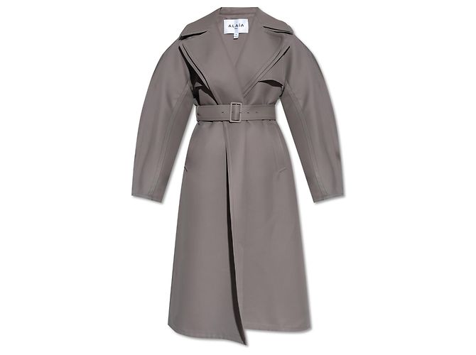 Alaïa Mantel mit Wollfinish