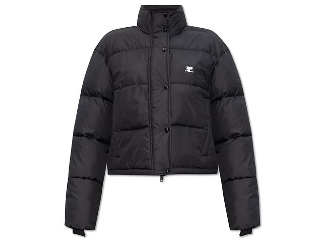 Courreges Isolierte Jacke mit Logo