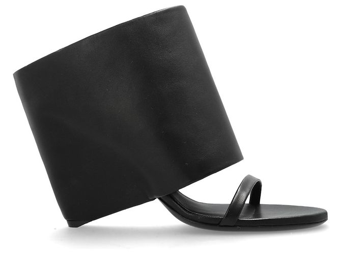 Courreges Leder-Schuhe Oblique