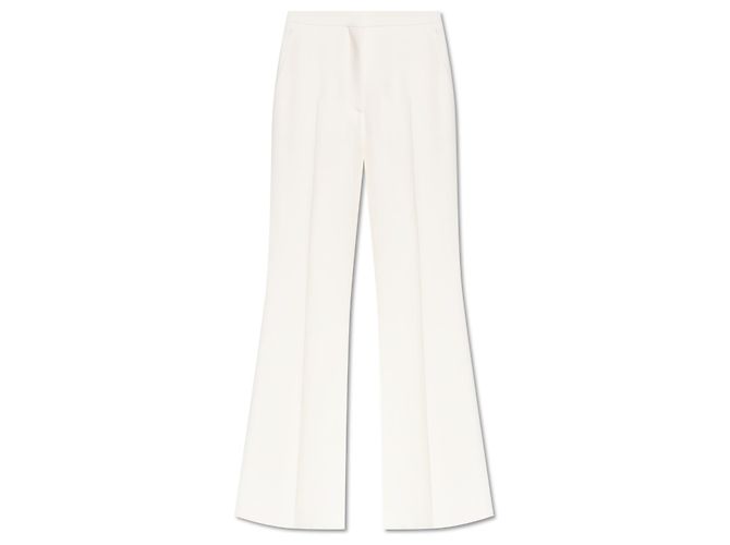 Givenchy Calças de pernas largas e vincos