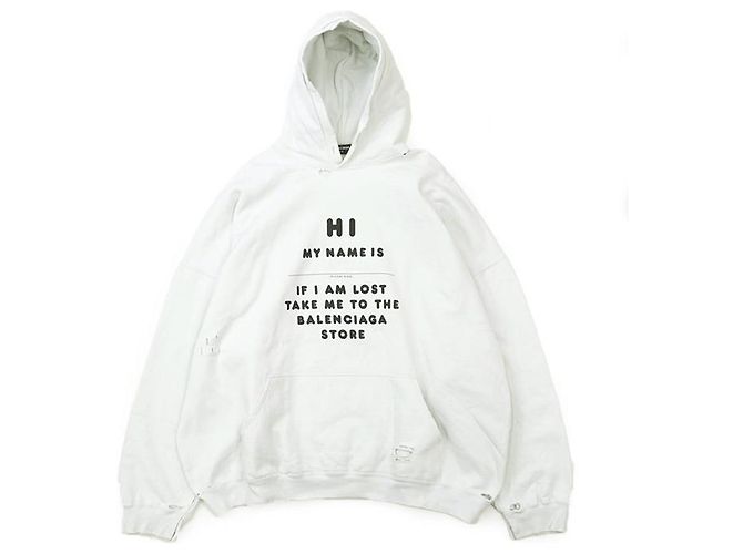 Sudadera con capucha de algodón Balenciaga
