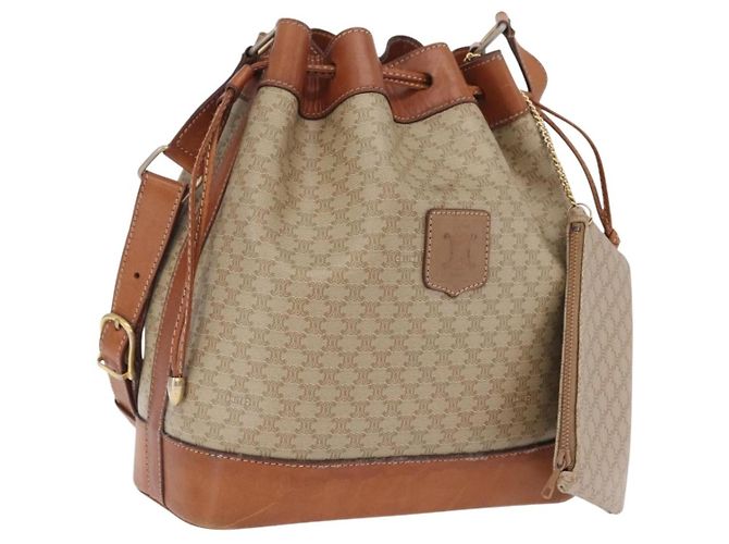 Céline Celine Macadam Shoulder Canvas Medium