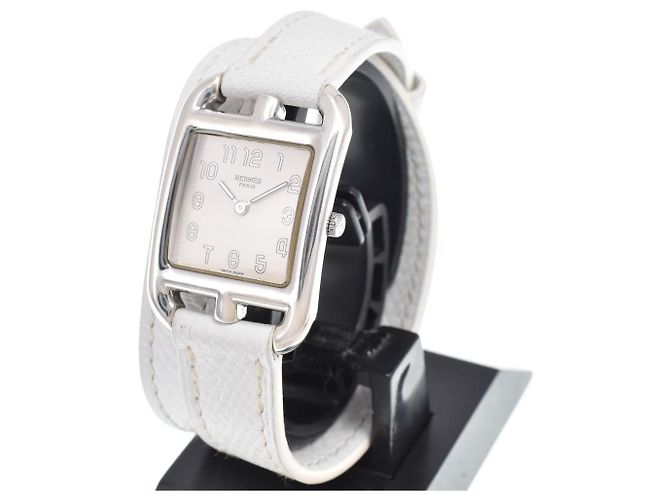 Hermès Hermes Cape Cod Quartz Stainless Steel and Leather 23
