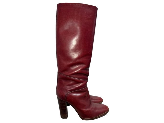 Botas Chloé bordeaux T.38