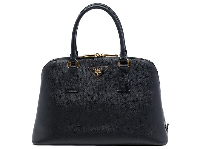 Borsa Prada Medium Saffiano Lux Promenade Nera