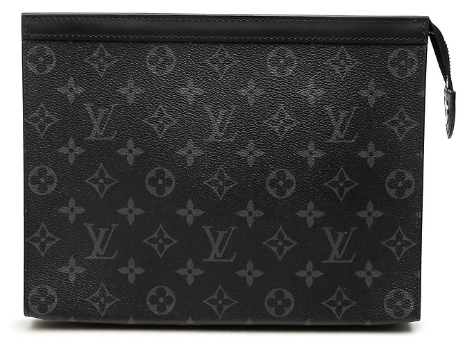 Borsa a pochette Louis Vuitton Monogram Eclipse Pochette Voyage MM nera