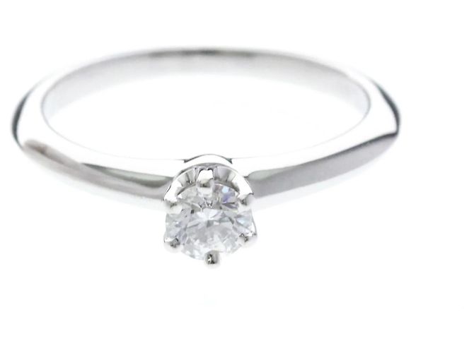 Autre Marque Anillo de compromiso Tiffany Classic Solitaire de platino