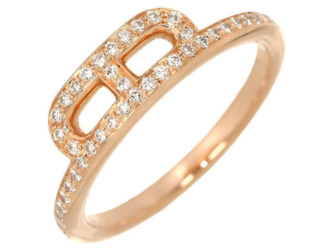 Hermès Anello Hermes HERMES Link de #51 in oro rosa