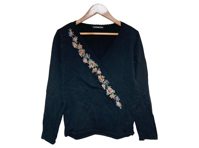 Autre Marque VIVIENNE TAM Stricktop mit Perlen