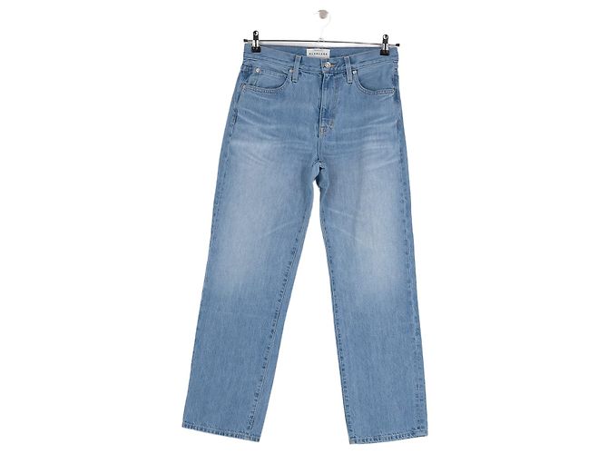 Autre Marque Vaqueros rectos de algodón azul SLVRLAKE Talla 28