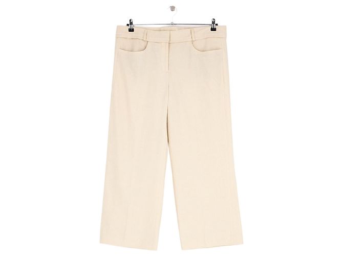Ba&Sh Pantaloni in cotone beige