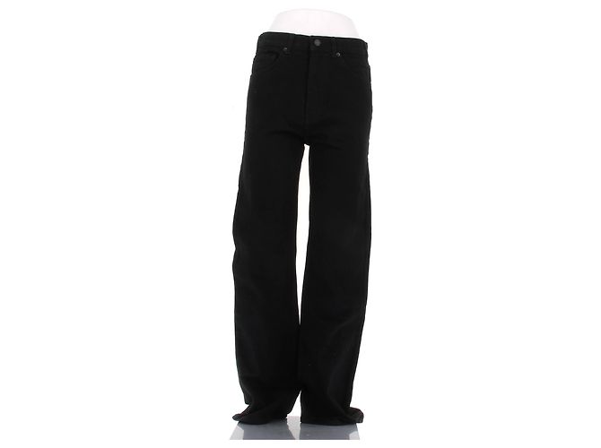 Vaqueros Nili Lotan negros de algodón talla 25