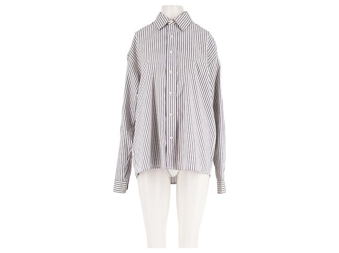 Autre Marque Camicia di cotone bianca