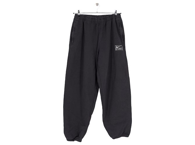 Nike Calças de jogging em algodão preto