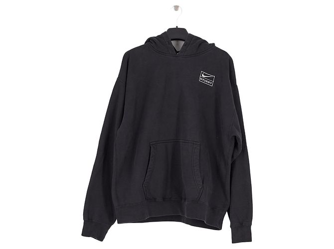Nike Schwarzer Baumwoll-Hoodie