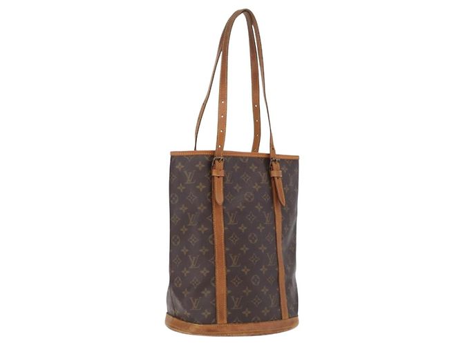 LOUIS VUITTON Monogram Bucket GM Shoulder Bag M42236 LV
