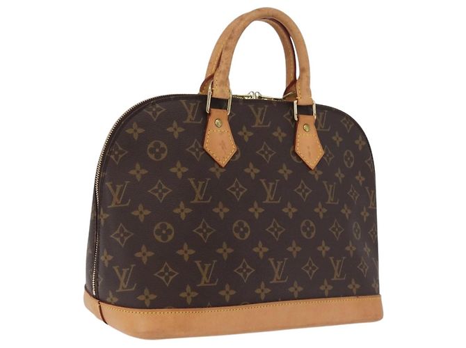 LOUIS VUITTON Monogram Alma Hand Bag M51130 LV