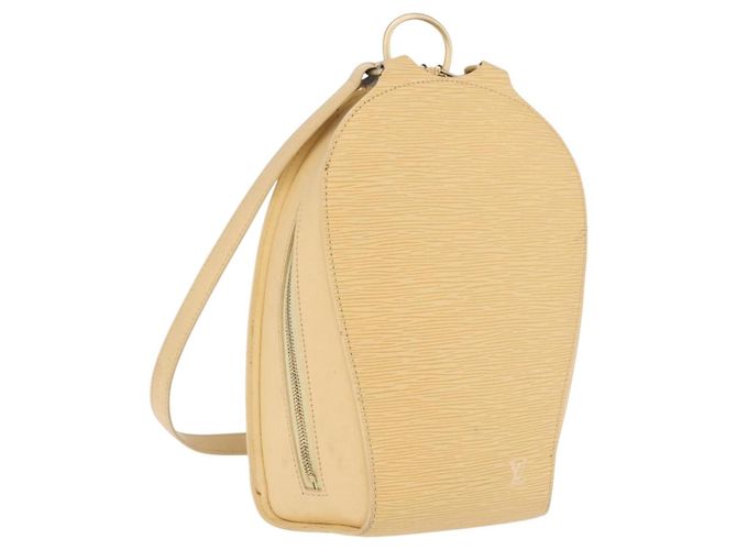 LOUIS VUITTON Epi Mabillon Backpack Vanilla M5223A LV