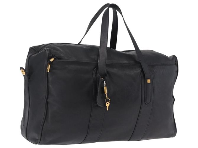 LOEWE Sac Cabas Cuir Noir Or