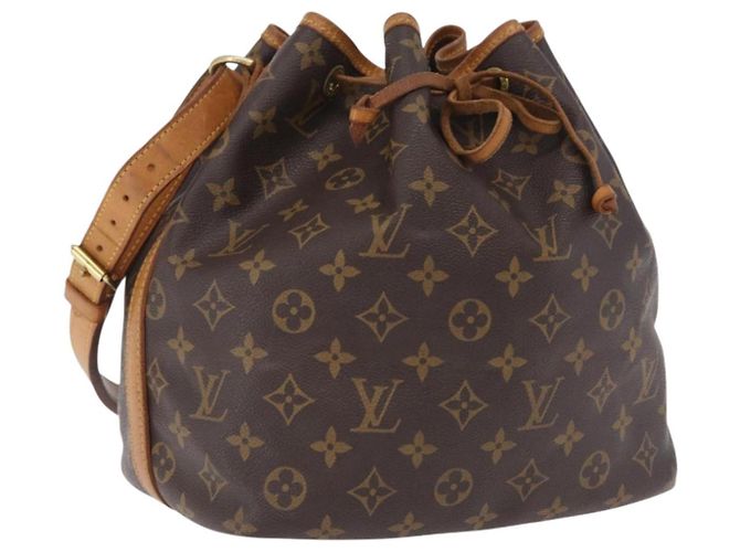 LOUIS VUITTON Monogram Petit Noe Shoulder Bag M42226 LV