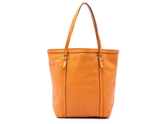 Gucci Orange Medium Microguccissima Nice Tote