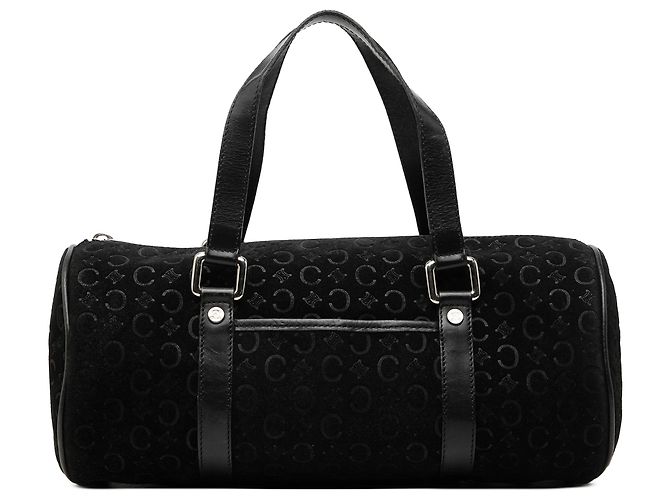 Céline Sac à main Celine Black C Macadam en daim